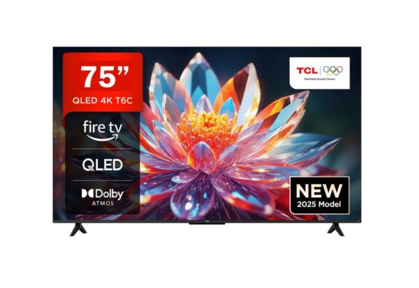 TCL 75 INCH QLED 4K TV 75T6C